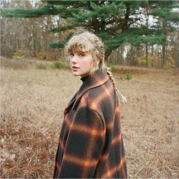 Old Navy Evermore Taylor Swift Long Sleeve Plaid Flannel Boyfriend Tunic Shirt - Picture 8 of 9